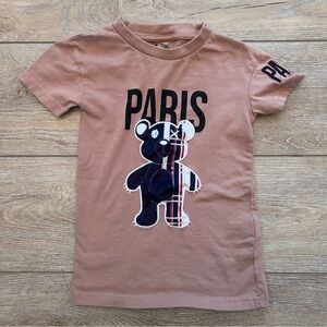Cr•24‎ Chrome Edge Bordo Cromato T-shirt embroidered Paris bear graphic Kids 4